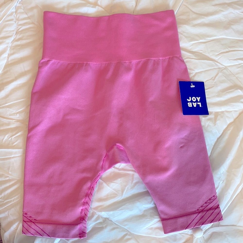 Joy Lab ice pink shorts leggings size XS NWT